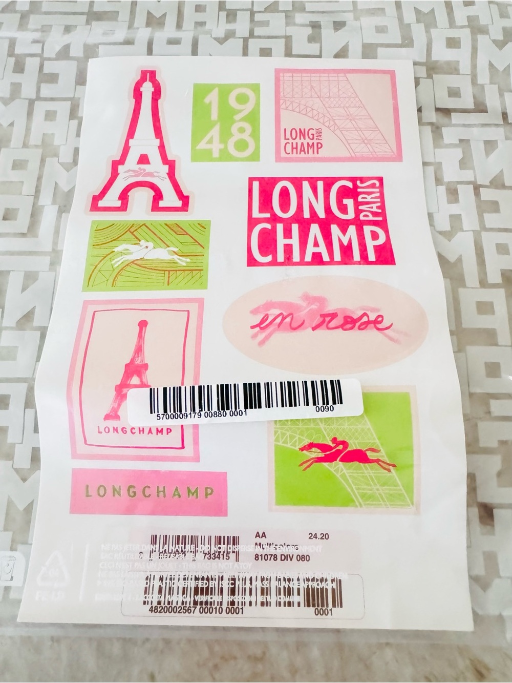 Longchamp Le Pliage Large Black Nylon Tote NEW w/ Tags + Organizer - Picture 12 of 13